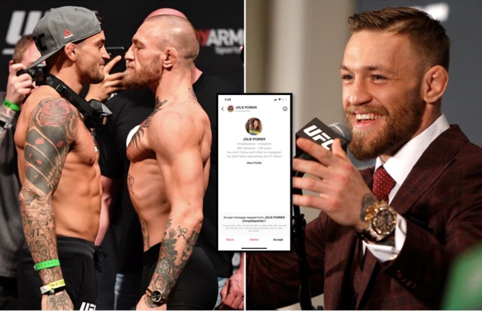 Conor Mcgregor Plays The Ultimate Mind Game By Sharing Dm Request From Dustin Poirier S Wife Opera News