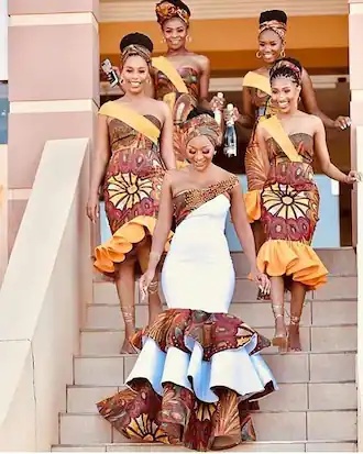 kitenge wedding gowns