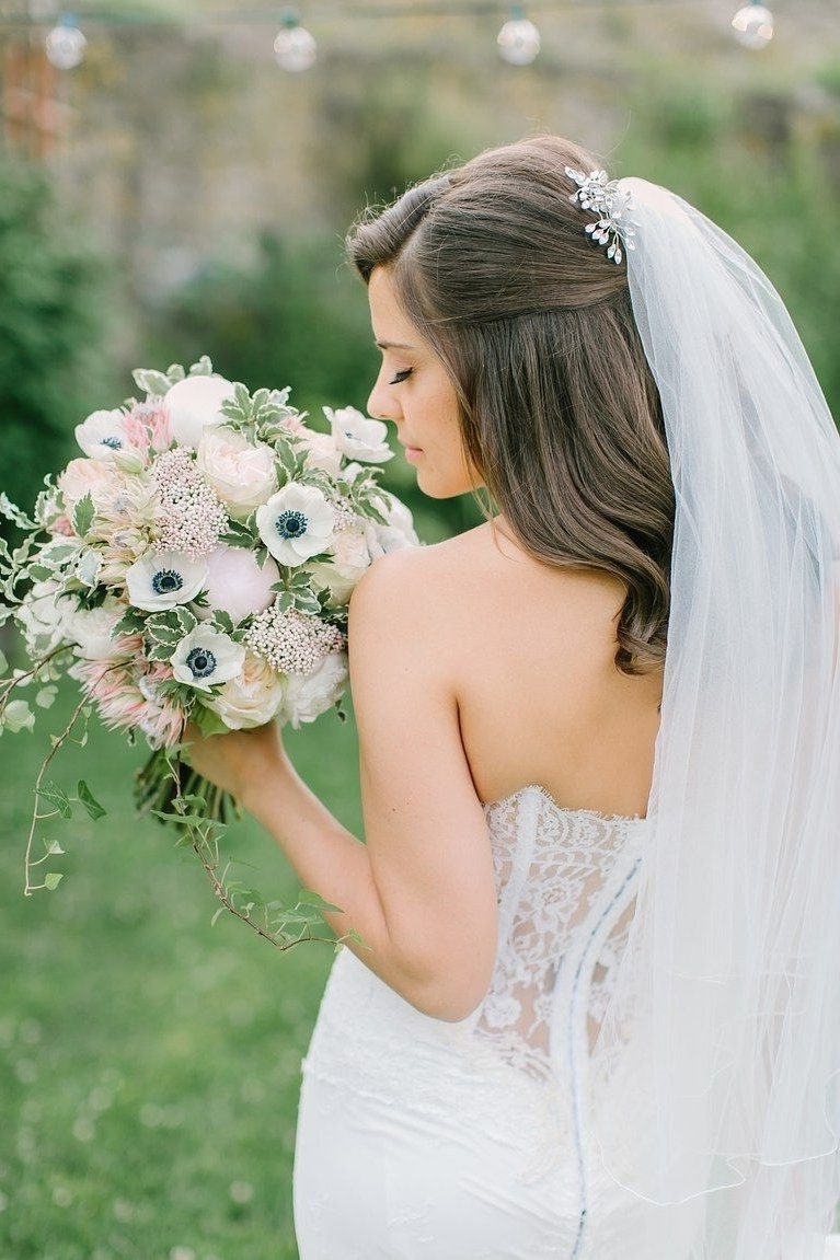 15 Best Collection Of Half Up Half Down With Veil Wedding Hairstyles Opera News
