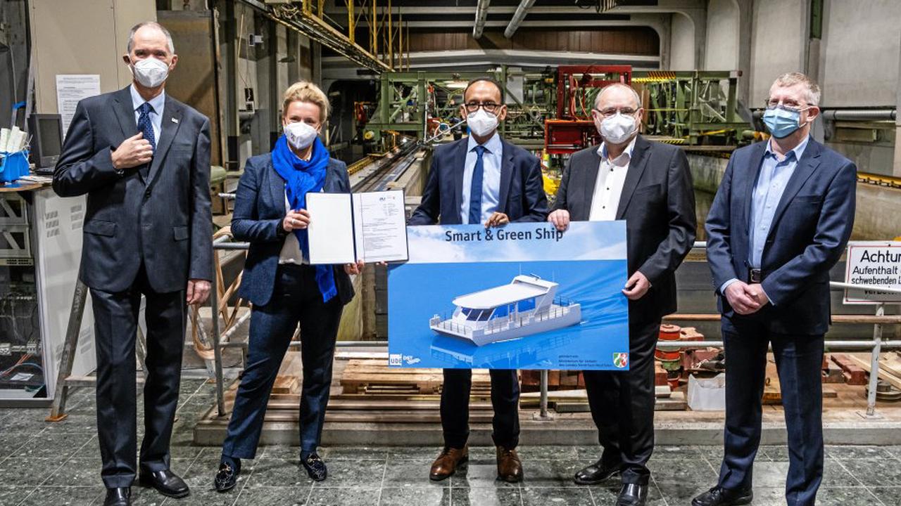 Das Binnenschiff der Zukunft wird in Duisburg entwickelt