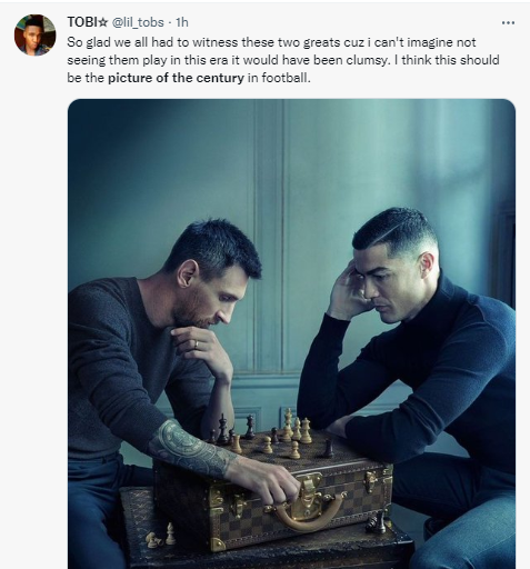 Cristiano Ronaldo And Lionel Messi Play Chess In Louis Vuitton Ad - Sports  - Nigeria