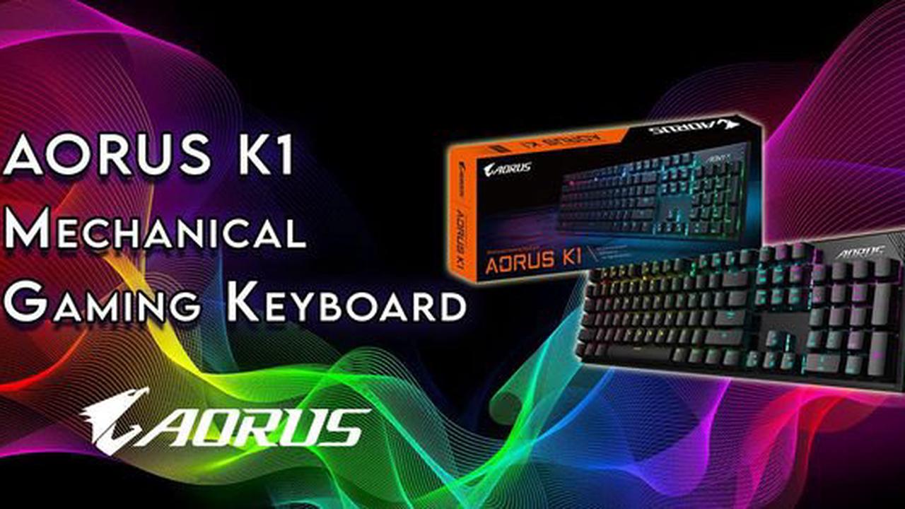 GigaByte AORUS K1 Gaming-Tastatur (DE-Layout) für 64,95€ (statt 87€)