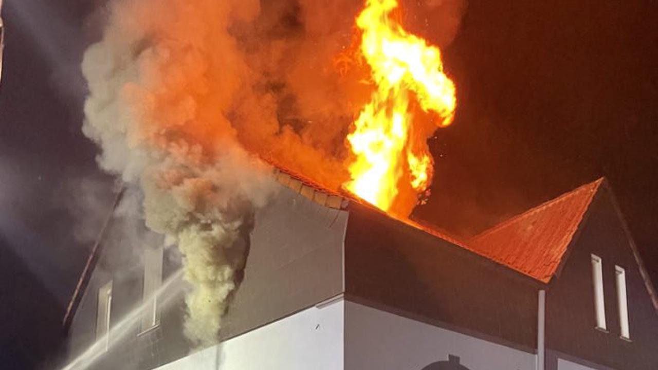 Brandausbreitung auf gesamten Dachstuhl verhindert