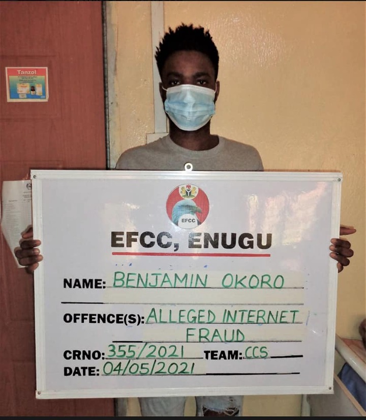  Seven suspected internet fraudsters arrested in Enugu (photos)