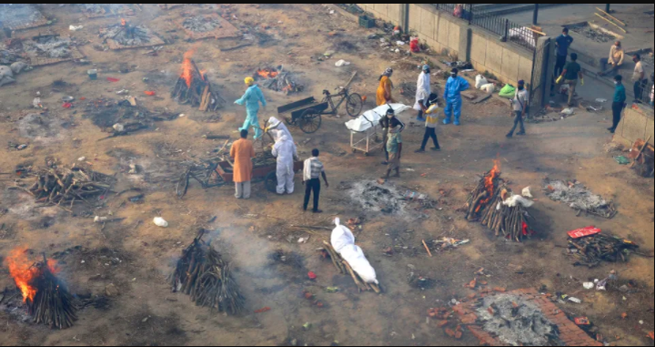 Nonstop mass cremations going on in India amid record-breaking COVID-19 surge (Photos/Video)