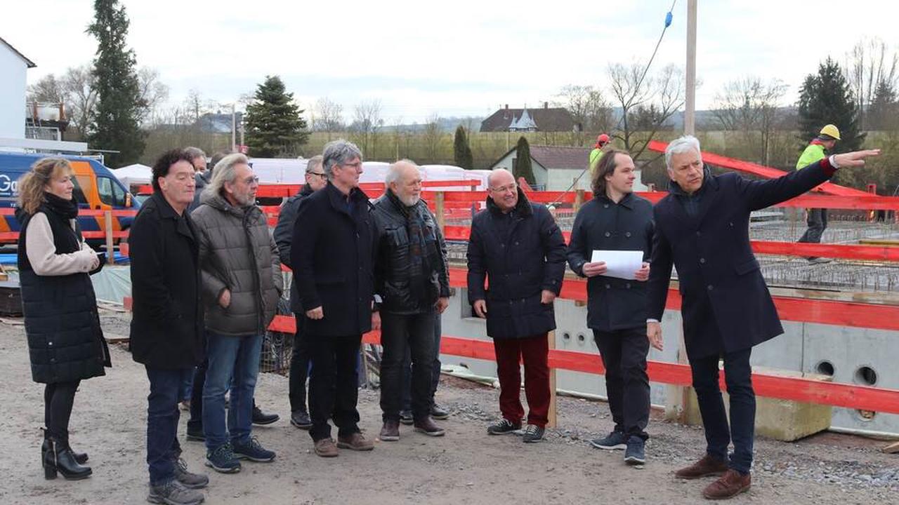 Blick hinter den Bauzaun: Caritas-Wohnheim in Illingen nimmt Formen an