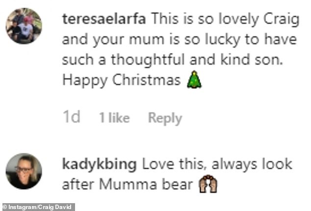 Fan favourite: Fans took to Instagram to gush over the musicians generosity and sweet gesture after seeing the video