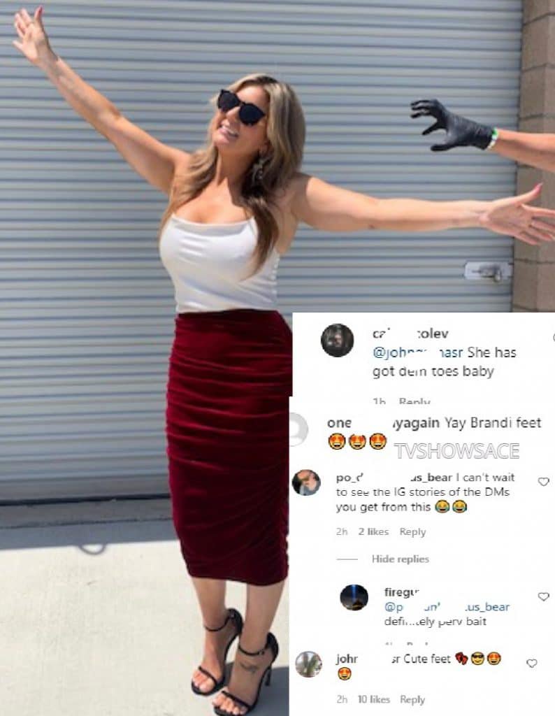 Brandi passante feet