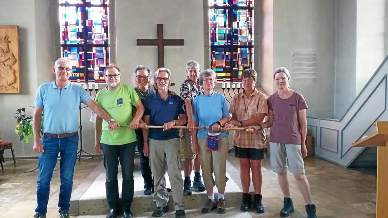 Pilger der Via Romea besuchen Rietze und Wendeburg
