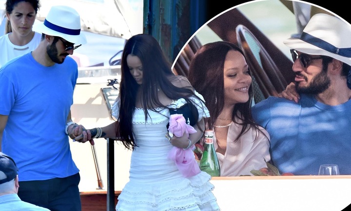 Rihanna and Hassan Jameel (Photo credit: Daily Mail)