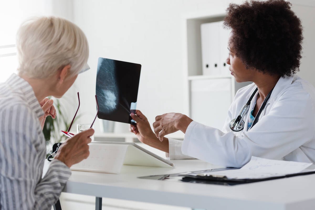 “When patients get annual mammograms, they’re most likely to be diagnosed with ea ...