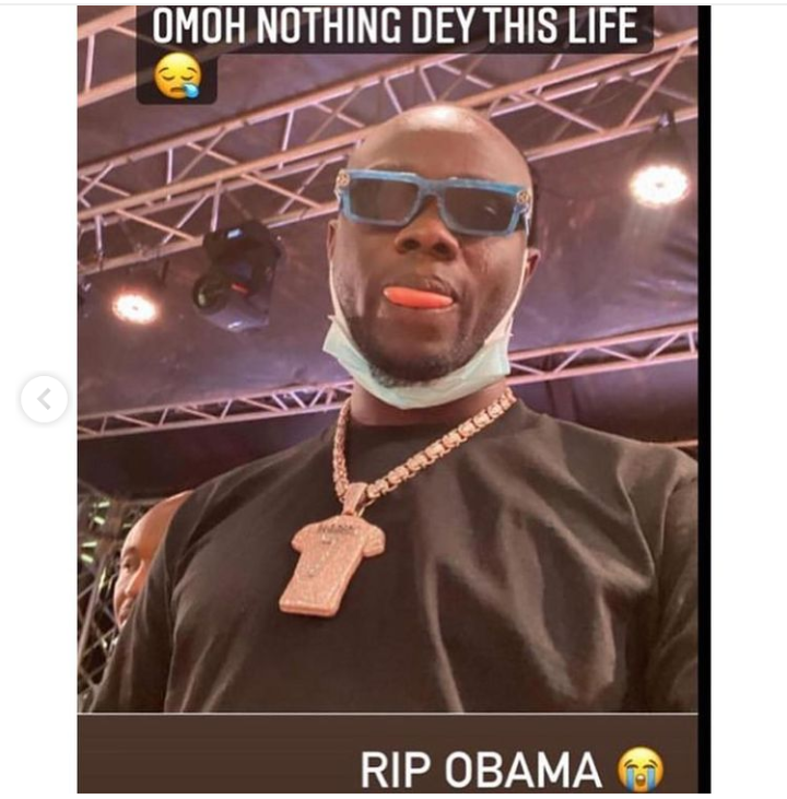 Davido's close friend and personal logistics manager Obama DMW is reportedly dead.