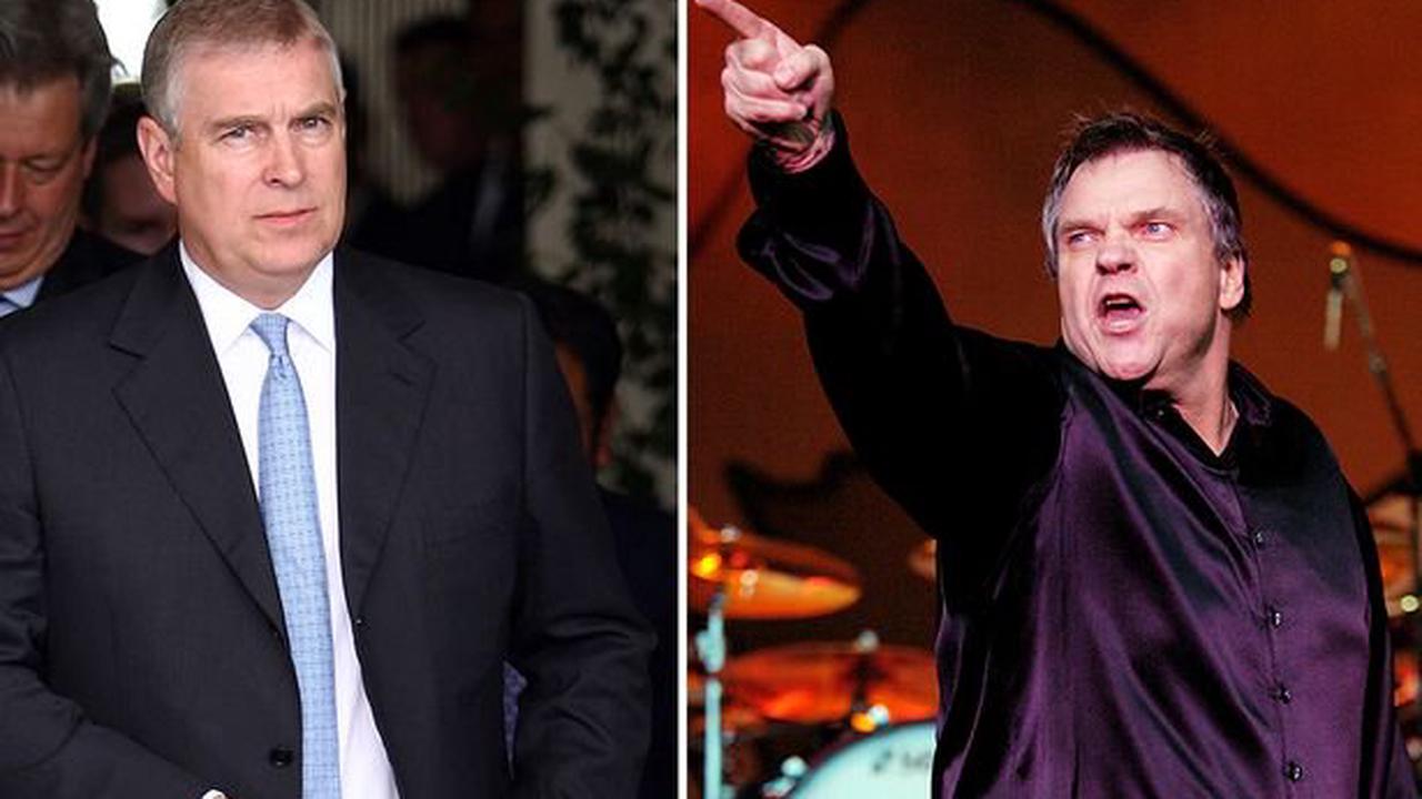 Meat Loaf once tried to push Prince Andrew into a moat because of Fergie