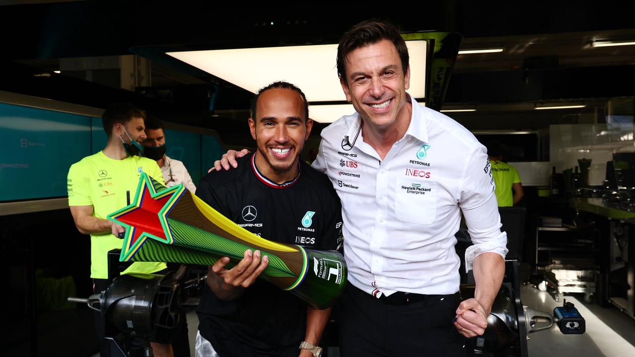 Toto Wolff responds to claims Lewis Hamilton could be replaced by Sergio Perez amid Mercedes star’s struggles