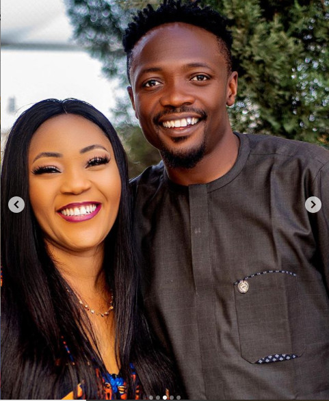 Super Eagles captain, Ahmed Musa and his wife Juliet celebrate their 4th wedding anniversary