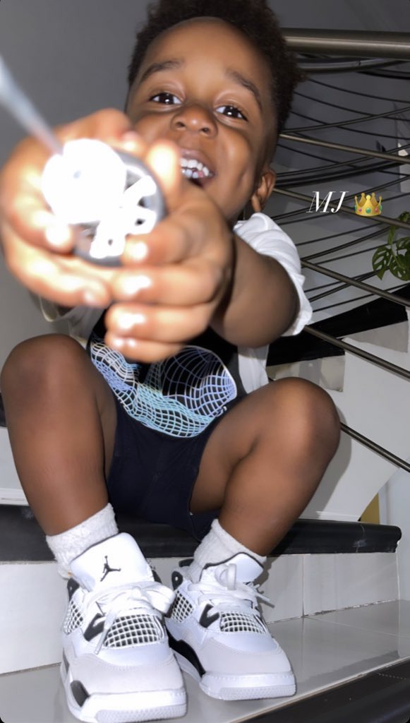 Prince of SarkNation, Sarkodie's son, MJ drips hard like his father in a collection of photos #JAMZ