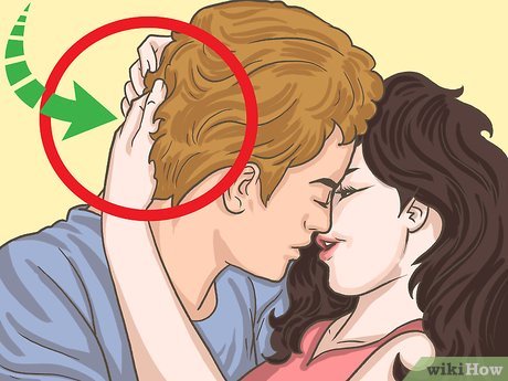 Step 4 Run your hands through their hair.
