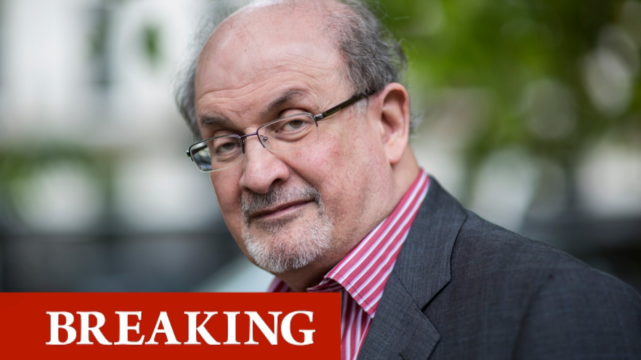 Sir Salman Rushdie off ventilator and talking day after being stabbed in New York