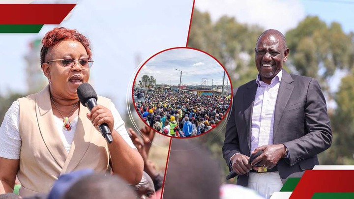 Nyandarua Woman Rep Defies Hecklers, Moves Forward to Address William Ruto:  "Usiskie Hiyo Noise" - Tuko.co.ke