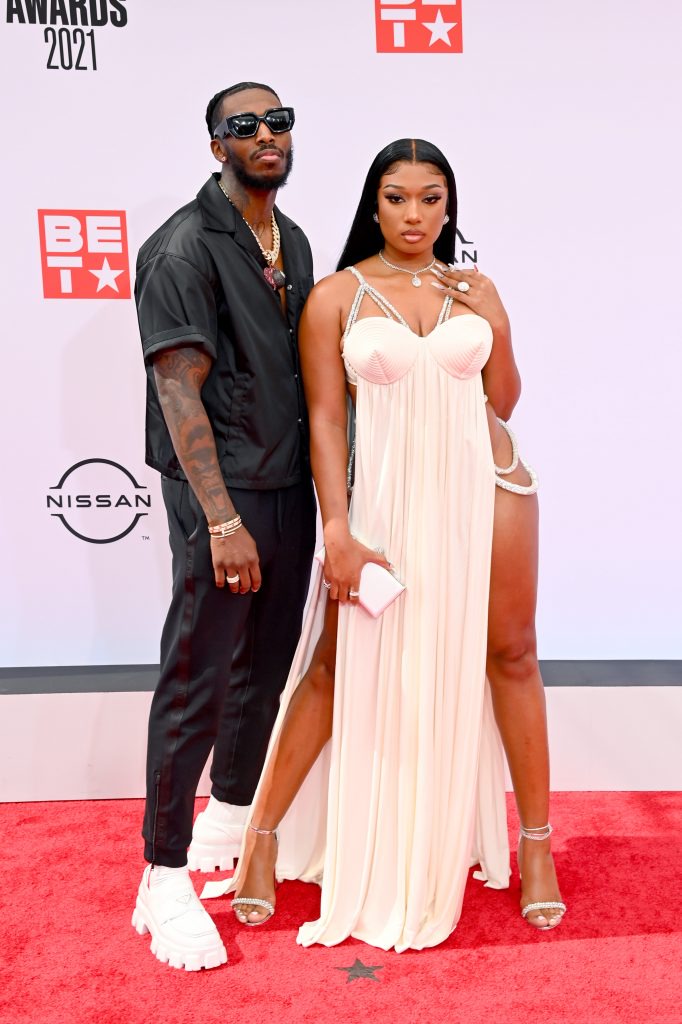 Megan Thee Stallion and her boyfriend Pardi Fontaine pack on the PDA at the BET Awards (photos)