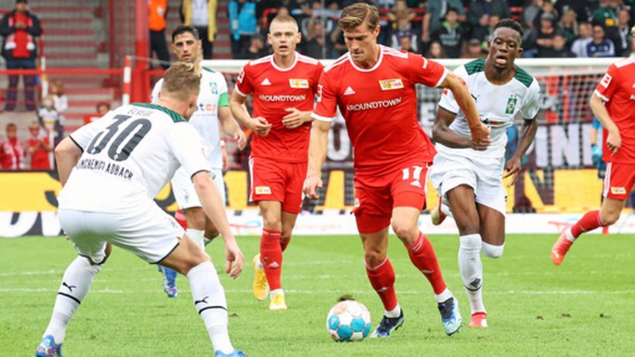 Borussia Mönchengladbach gegen den 1. FC Union Berlin live im TV