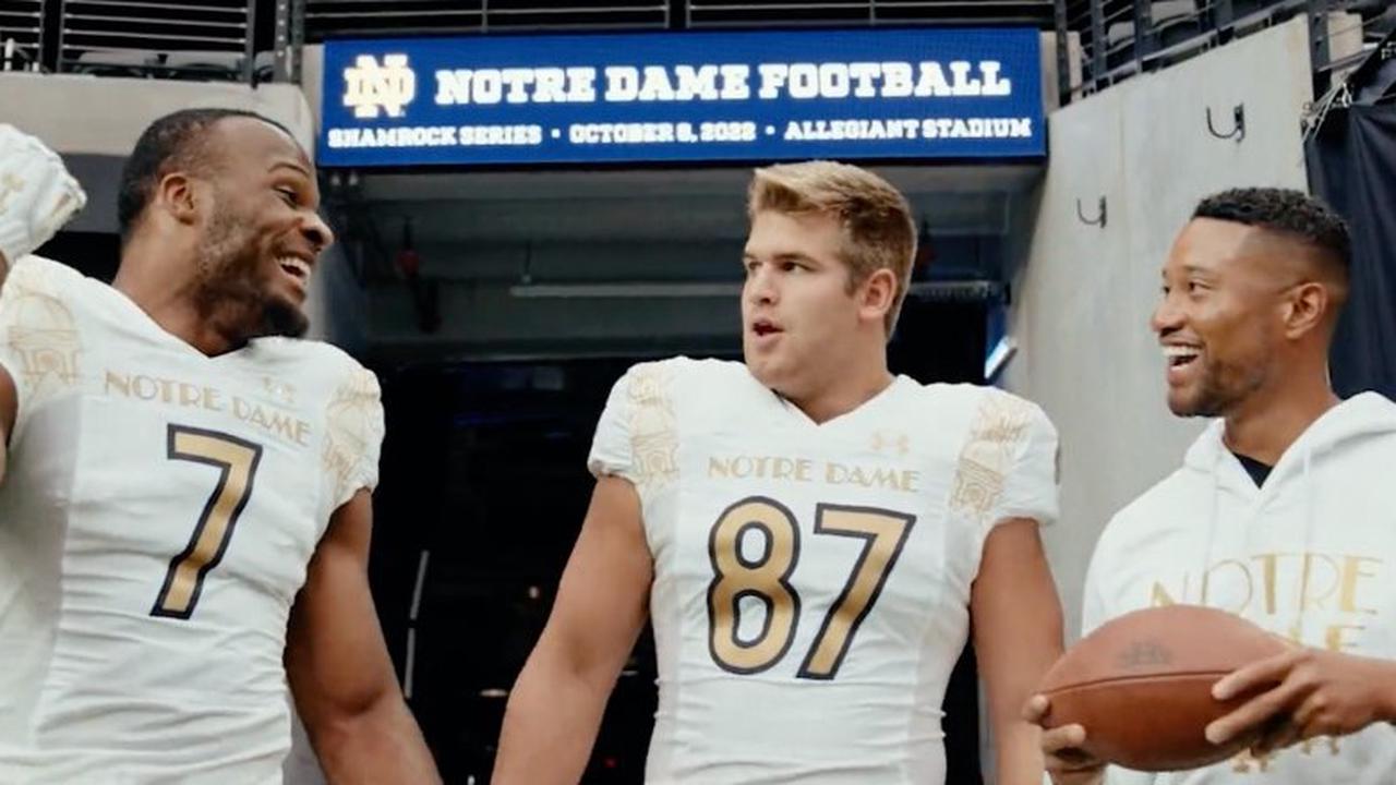 Notre Dame Did An Incredible Jersey Reveal Inspired By ‘The Hangover’ For A Game In Las Vegas