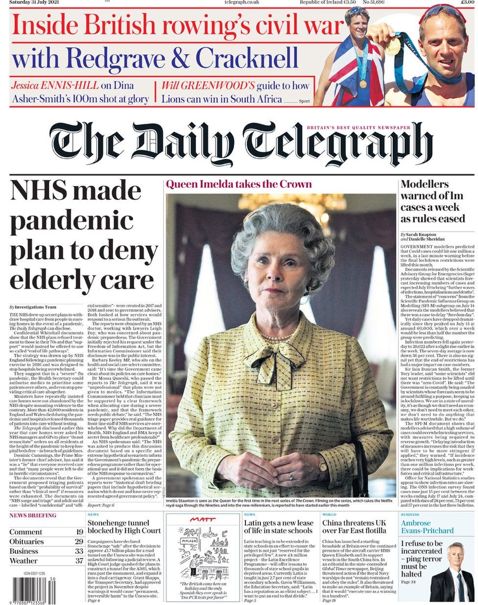 Newspaper Headlines Summer Breaks In Europe On Brink And Hols Hell Opera News