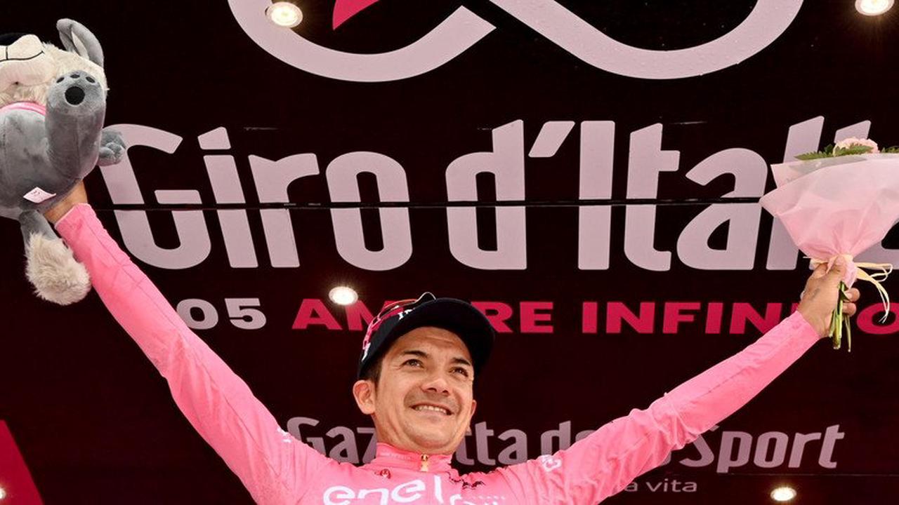 Radsport Giro d'Italia: Carapaz verteidigt Rosa in den Bergen