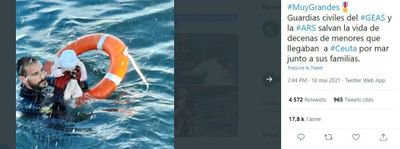 Une Photo Tristement Culte L Histoire Derriere Le Cliche Du Bebe De Ceuta Sauve De La Noyade Opera News