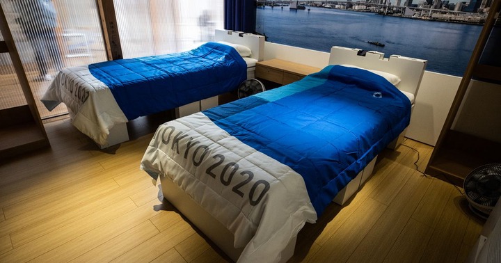 Tokyo Olympics installs cardboard beds inside Olympic Village to  discourage Athletes from engaging in sexual activity (photos)