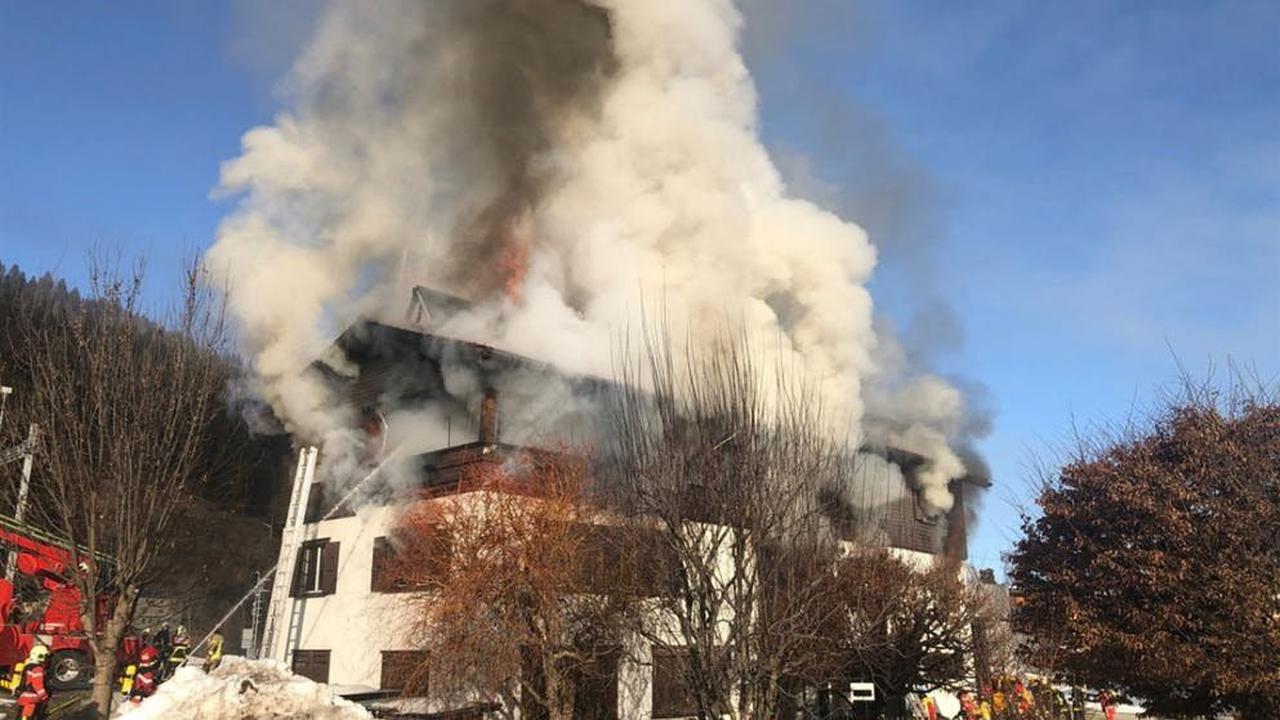 Wohnhaus in Ilanz GR bei Brand völlig zerstört – niemand verletzt