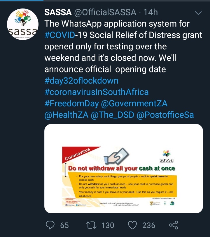 Sassa Makes Important Announcements Regarding R350 Unemployment