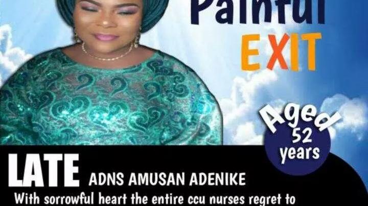 Tears As Beautiful Nurse Allegedly Died of COVID-19 in Lagos ...