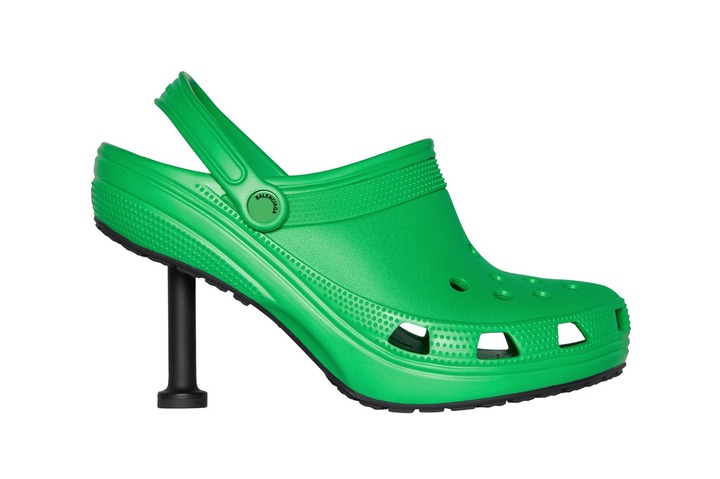 Balenciaga and Crocs team up to release stiletto heels inspired by the clogs (photos)