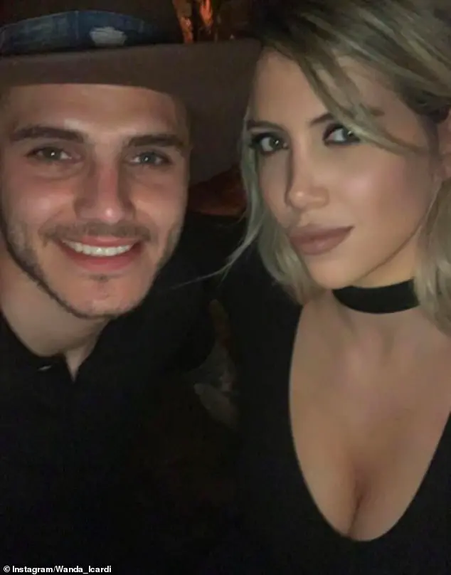 Wanda Icardi, pictured with husband Mauro, has reportedly told PSG he wants to return to Italy