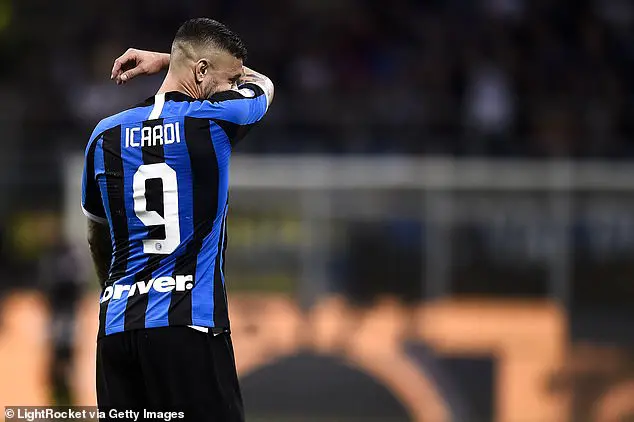 Icardi had an acrimonious time at Inter before sealing a loan move to PSG last year