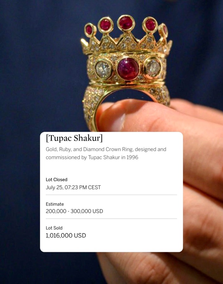 Drake Acquires Tupac's $1 Million Ring