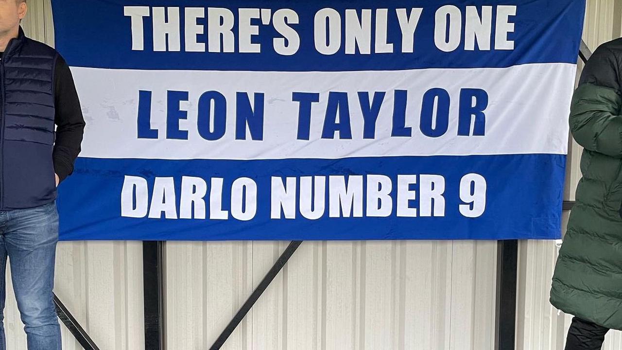 Flag made in memory of much-loved Walsall footballer Leon Taylor