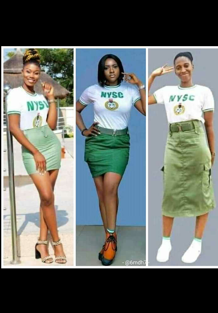 See Photos Of Female Corp Members Who See Trousers As a Sin Wearing Skirts. What's your opinion?