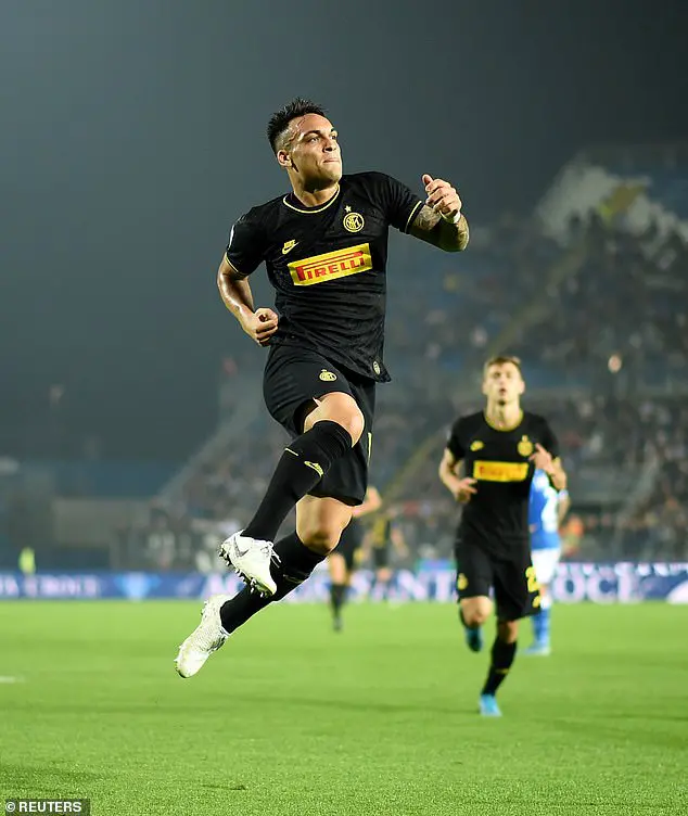 It took Inter and the in-form Lautaro Martinez just 23 minutes to go in front at Brescia's home