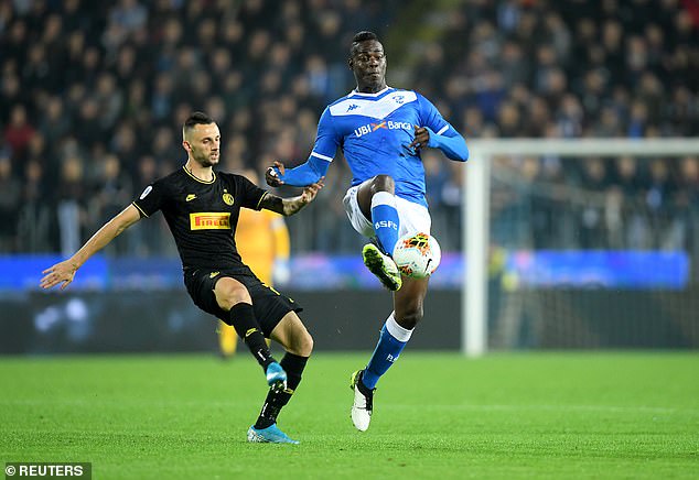 Mario Balotelli started the second half brightly against his old side, nearly scoring twice