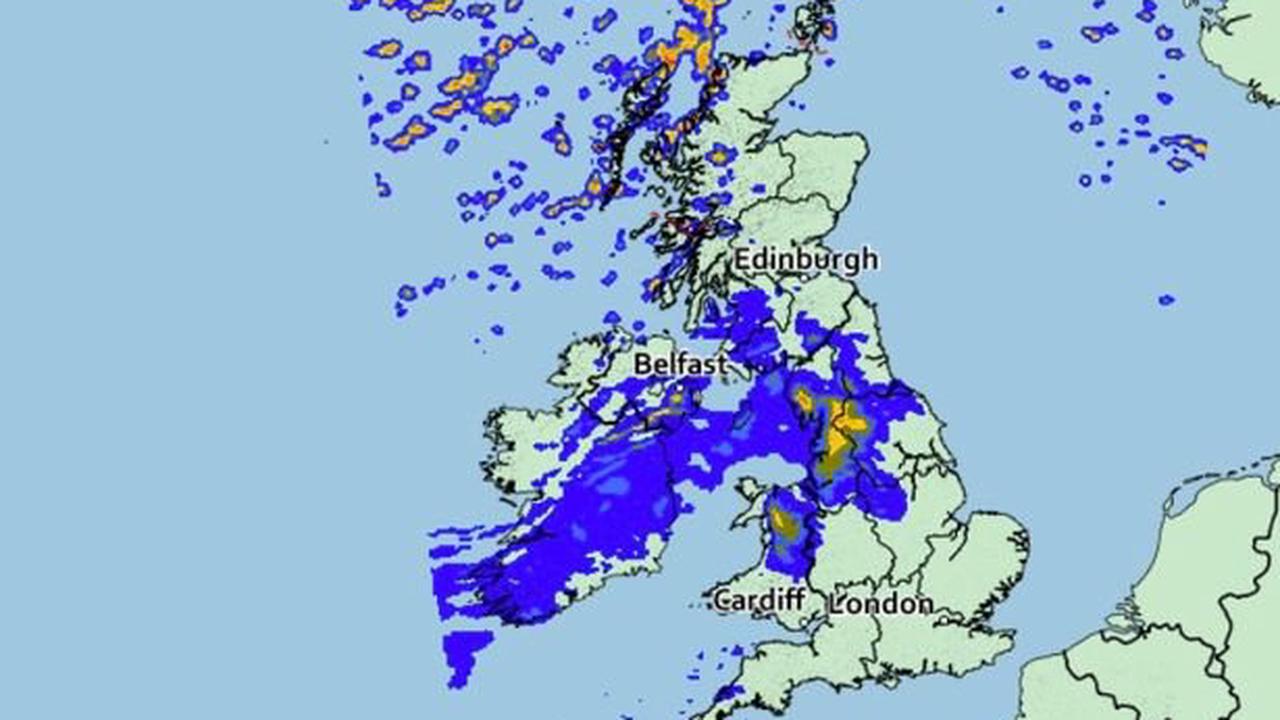 UK weather forecast: Storms and heavy rain in northern washout but south sees 22C highs
