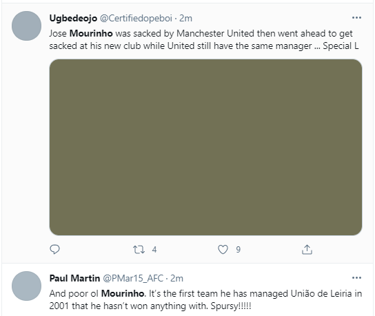  Football fans react to Jose Mourinho