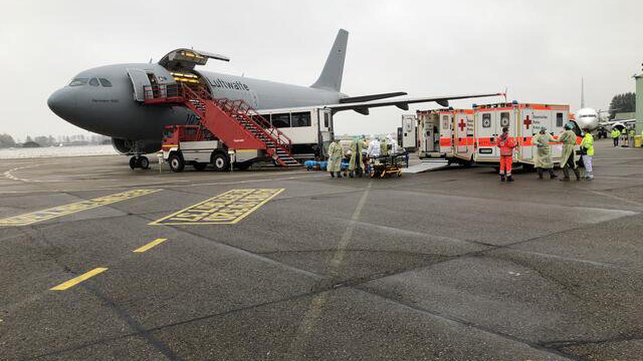 Bundeswehr-Einsatz am Allgäu Airport Insgesamt sechs Corona-Patienten aus Schwaben nach NRW transportiert