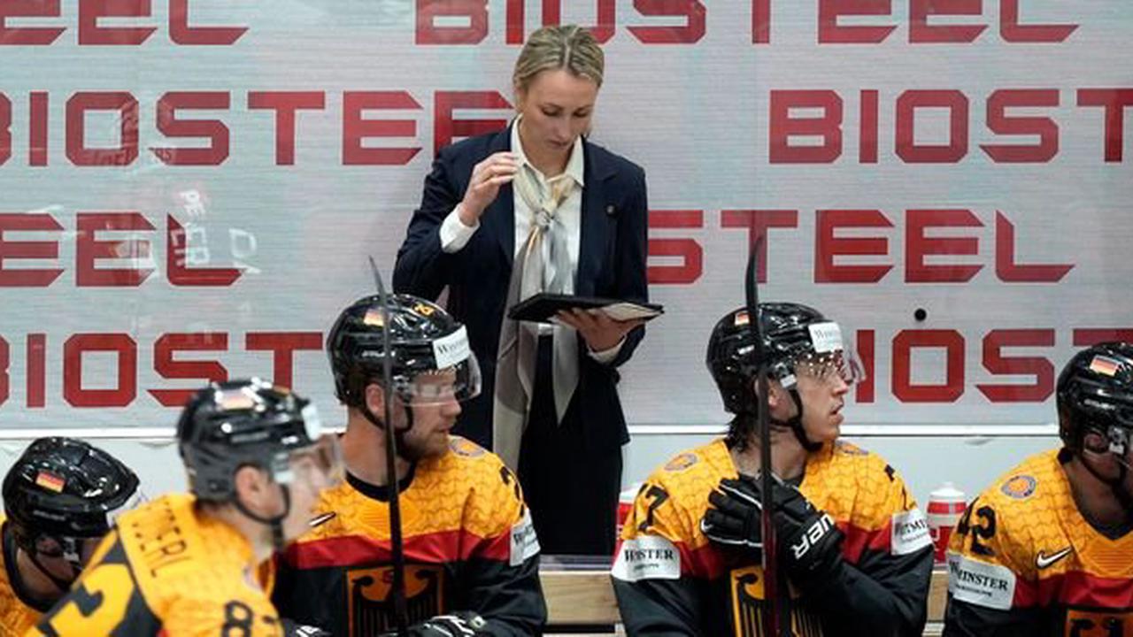 Jessica Campbell: Erste Frau bei Männer-Eishockey-WM an der Bande