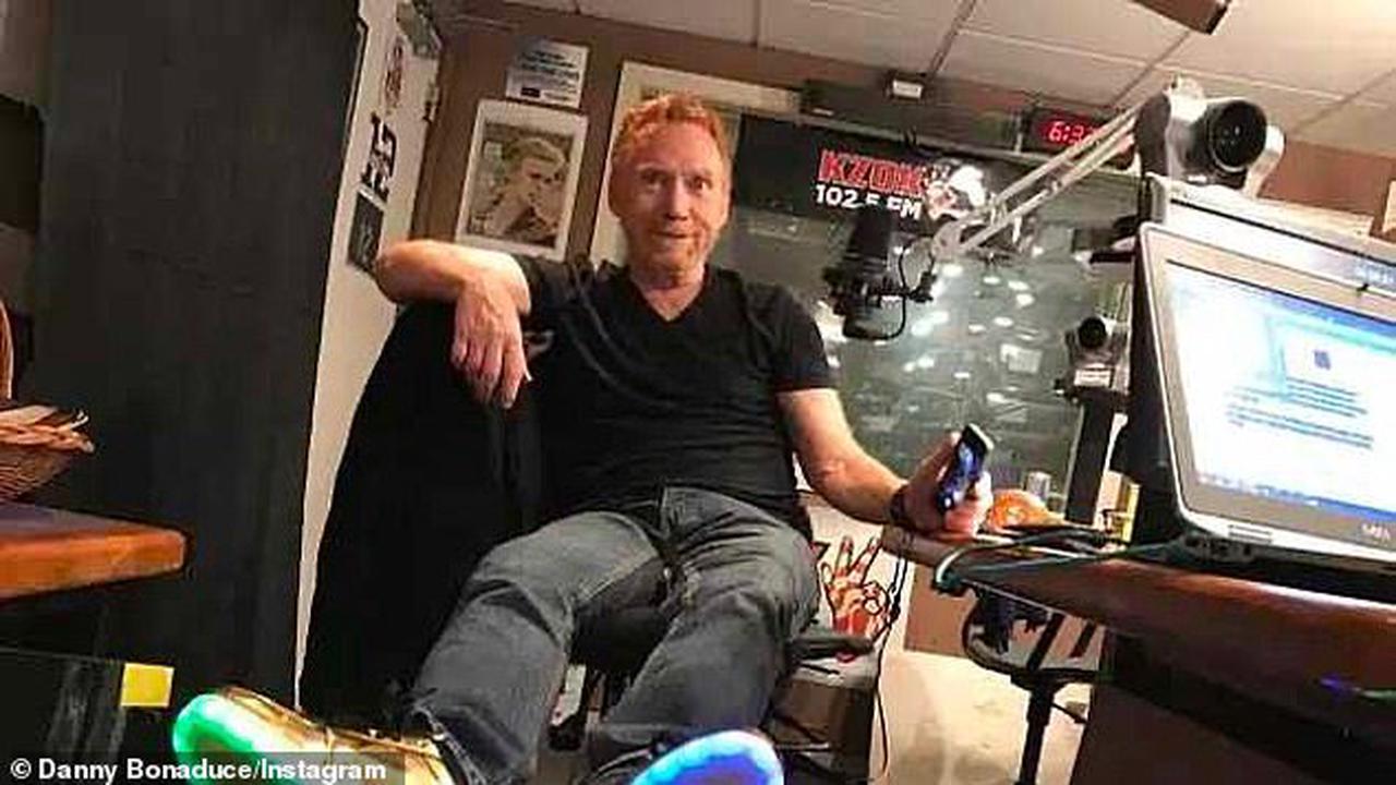 Danny Bonaduce returns to work after 'mystery illness' left him slurring his words 'really badly' and unable to walk