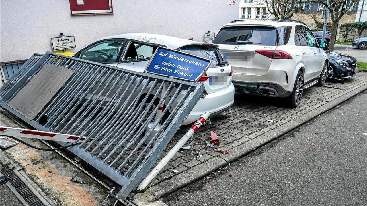119000 Euro Schaden bei kuriosem Unfall in Waiblingen