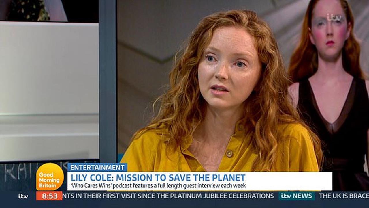 Lily Cole takes subtle swipe at Richard Madeley on GMB after he branded climate activist a hypocrite for wearing clothes