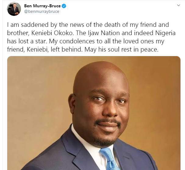 Ben Murray-Bruce and Dakuku Peterside confirms death of Kenebi Okoko during plastic surgery, debunks 'resurrection' story lindaikejisblog 1