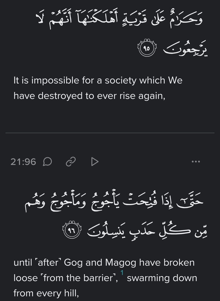 The Coming Of Yaajuj(Gog) and Maajuuj(Magog) in the light of Quran